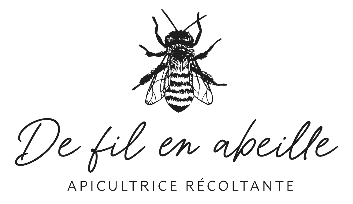 Logo De fil en abeille